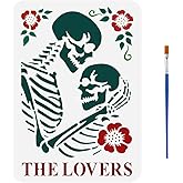 FINGERINSPIRE Graffiti Style Crown Painting Stencil 8.3x11.7inch 12 - View #9