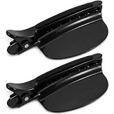 Gsbnjuy 2 PCS Sectioning Clips Multi-Functional Hair Partition Clip Heat Speed Separator Hairs Extensions Kit Hair Clip Extension Separator Tools Heat Insulation for Highlighting Dyeing Home Salon