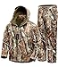 NEW VIEW Hunting Jacket Water Resistant Hunting Camouflage Hooded for Men,Hunting Suit (Camouflage-2, S)
