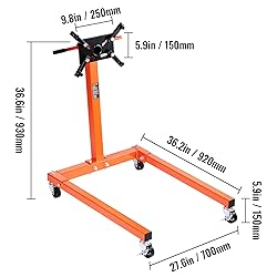 VEVOR Engine Stand, 1300 lbs (3/5 Ton) Rotating