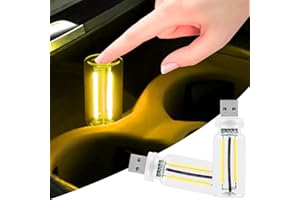 2 PCS Retro Car Lamps,Plug-in USB Car Interior Light,Car USB Light Bulb,USB LED Car Interior Atmosphere Lamp,Portable Mini LE