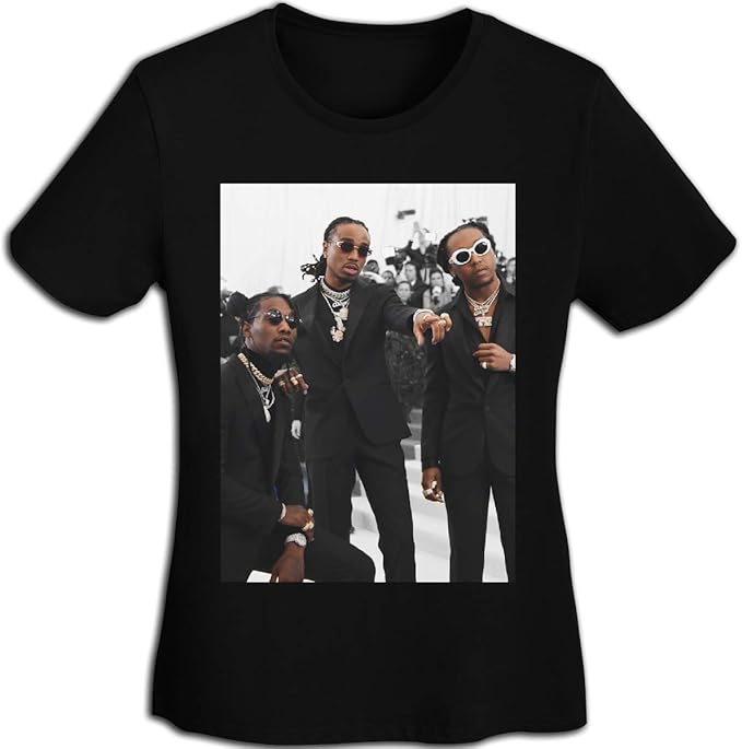 HualYwsl Migos Womens Tee Short Sleeve Funny T