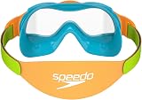 Speedo Biofuse Sea Squad Youth Goggles Neoprene Strap UV Anti-Fog Azure view 4