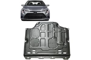 V CISXVILC Mud Flaps Engine Guards for Toyota Corolla 2020 2021 2022 2023 2024 2025 Front Engine Splash Shield Guards Suitable for Corolla Under Engine Cover Directly Replace Original One Black