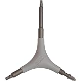 SONIC Pro Inline Skate Tool + T, Long T25 Torx for Powerslide triskate frame mounting bolts, 7 Tools, Rotate wheels, Remove bearings, Designed in USA