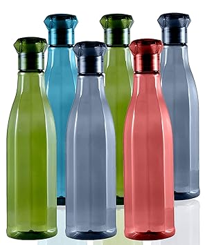 T TOPLINE Water Bottles BPA And Leak Free Clear Easy to Store for