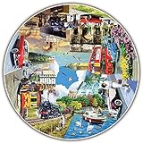 Round Table Puzzle - Vintage Worldwide (500 Piece)