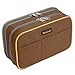 Homecube Pencil Case Large Capacity Storage Pen Bag Makeup Pouch Durable Students Stationery Case Two Layers with Dual Zippers- 8.86x5.5x3.15- Coffee