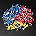 Lucksender 100PCS Piggyback Spade Crimp Terminal Connector 0.5-6.0mm? 10-22AWG by Lucksender