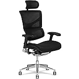 X-Chair Management Office Chair X3 Black with Headrest