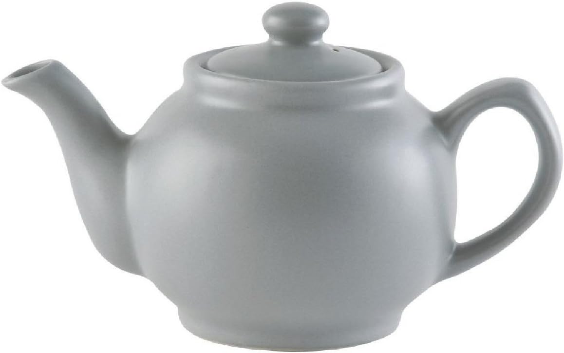 Price & Kensington Matt Grey 6cup Teapot, 14 cm (D) x 22.5 cm (W) x 12 cm (H)