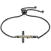 Midir&Etain Cross Bracelet 925 Sterling Silver Faith Christian Religious Anklet Bracelet Christian Cross Jewelry Gifts for Women