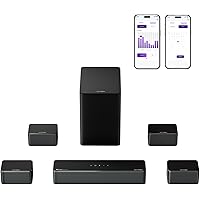 ULTIMEA 7.1 Channel Surround Sound System for TV with Dolby Atmos, 460W Soundbar with 6.5" Wireless Subwoofer, APP Control, 4