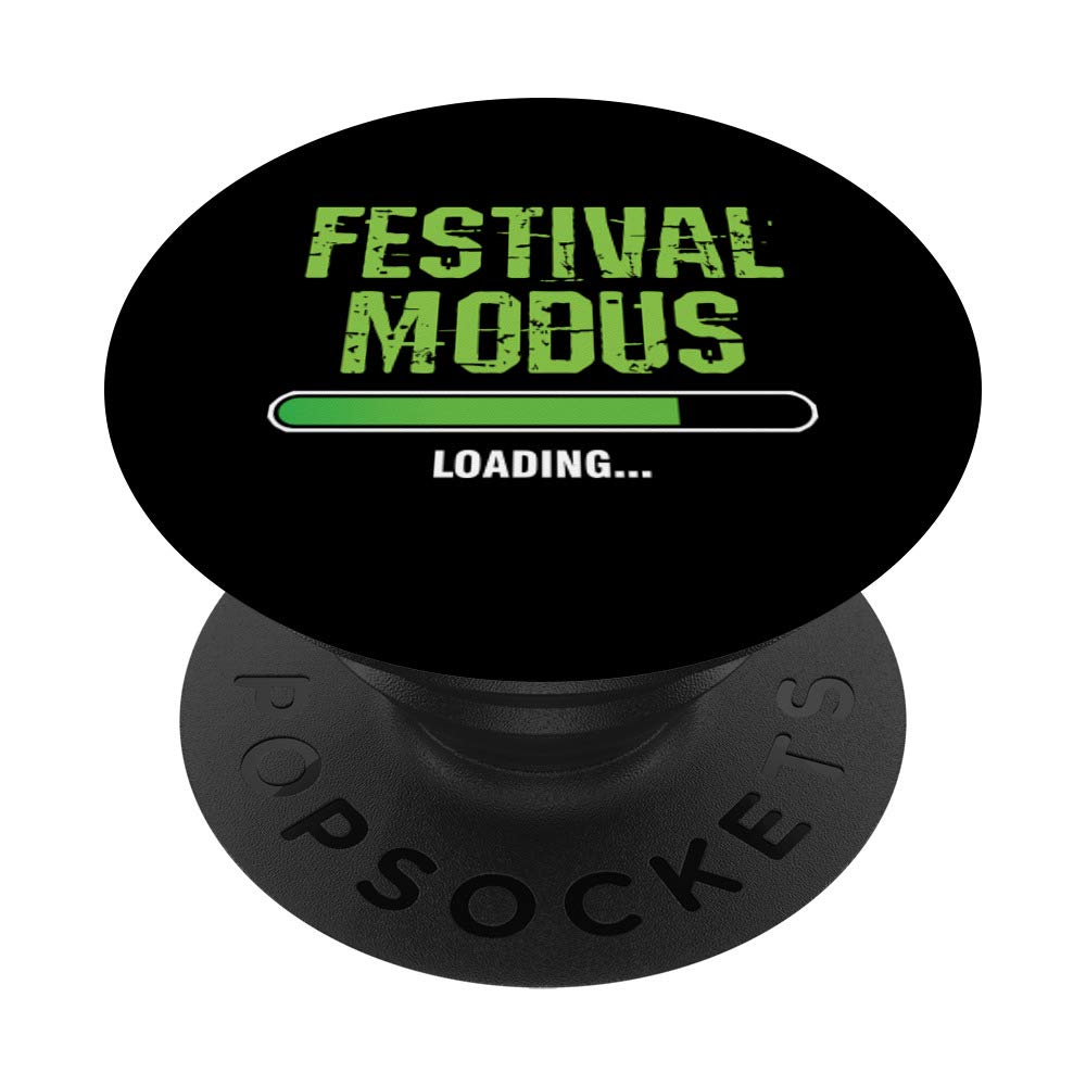 Festival Modus Loading Music Dance Party Disco Gift PopSockets Grip and Stand for Phones and Tablets