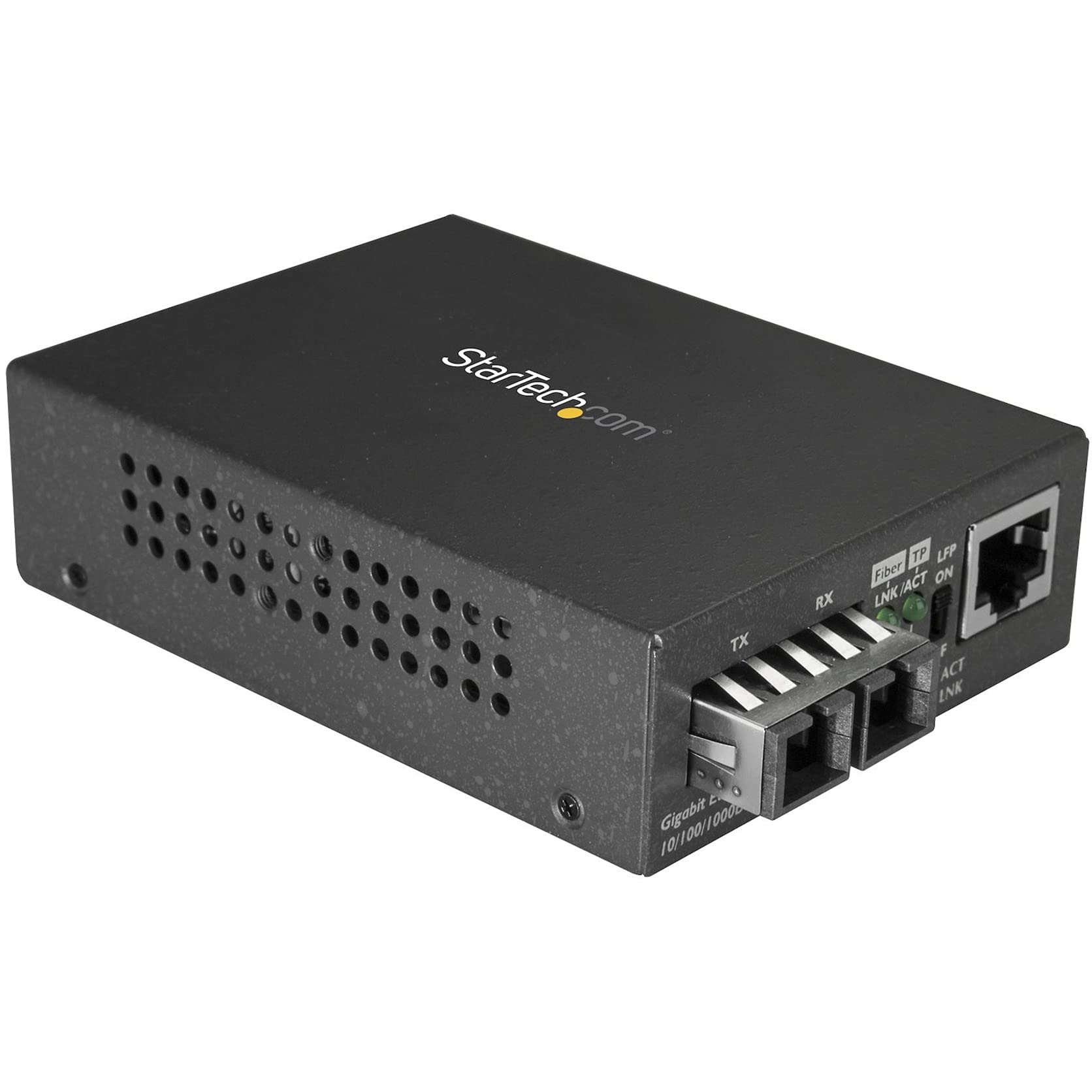 StarTech.com Singlemode (SM) SC Fiber Media Converter for 10/100/1000 Network - 10km - Gigabit Ethernet - 1310nm - w/ Auto Negotiation (MCMGBSCSM10)