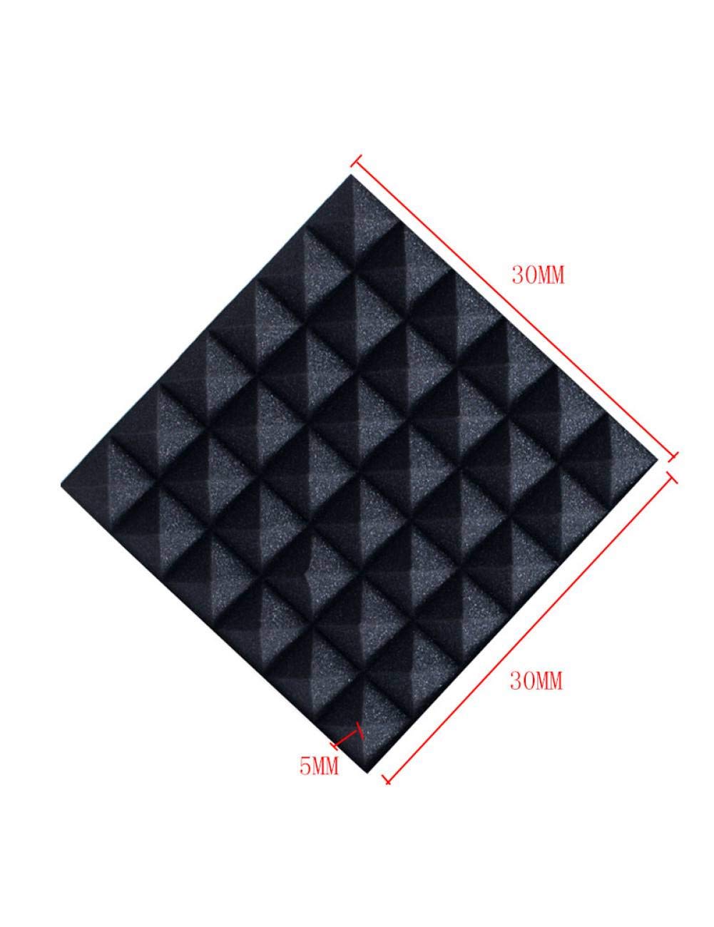 PLMOKN Square Soundproof Panel Foam Noise Reduction Acoustic Sponge Foam Art Wall Stickers For Bar KTV Wall Noise Insulation Sponge