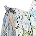 Fancyqube(TM) Women Pleated Vintage Skirts Floral Print Midi Skirt Style19 XL