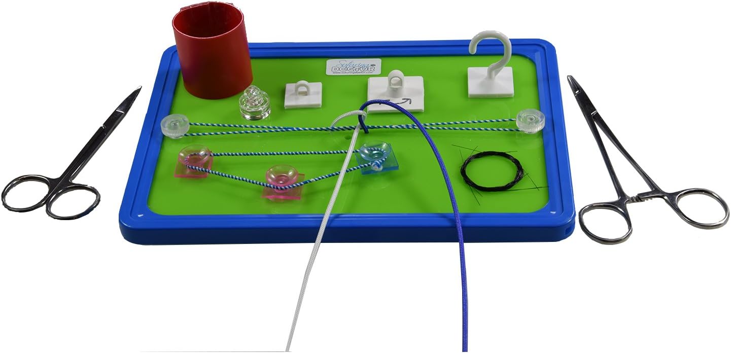 Amazon Com Suture Knot Trainer Surgical Knot Tying Practice Board Made In Uk New Release Limited Edition Advanced Techniques Health Personal Care