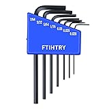 FTIHTRY 7pcs SAE Mini Hex-L Key Allen wrench, Small