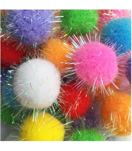 Rabbit Fur Pom Pom Balls - Choose A Color