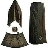 onewind Rain Skirt, Half Poncho Waterproof Ultralight Nylon Rain Kilt Windproof Rainwear Liner for Riding Camping Hiking
