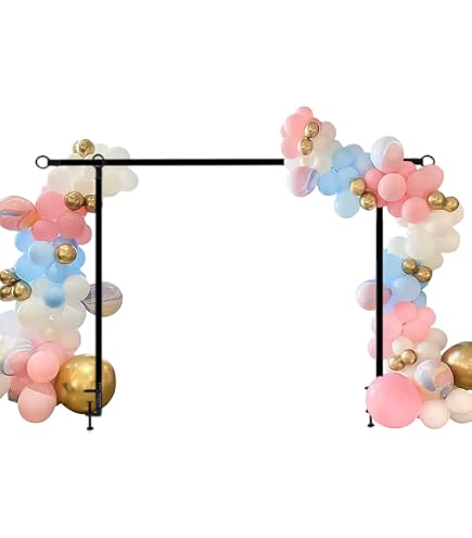 Arche Métallique Pour Table Avec Pinces - Support Réglable Pour Ballons, Fleurs - Décoration Fête
