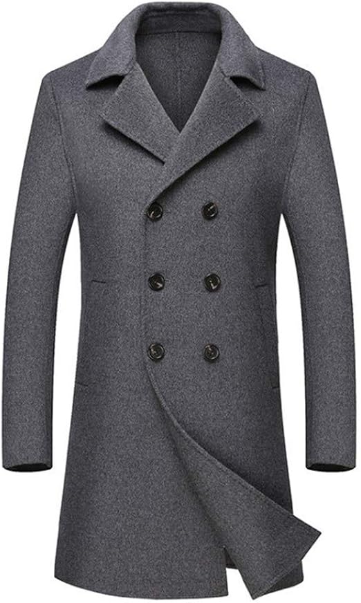 Amazon 19 メンズコート コート ウールコート ウール二重織 トレンチコート ダブルボタン アウター 父の日 彼氏 紳士 おしゃれ かっこいい プレゼント ビジネス カジュアル コート ジャケット 通販