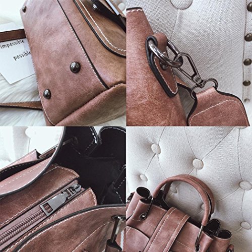 image for Outsta Retro Leather Shoulder Bags,Women's Corssbody Bag&Handbag Water