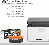 Cool Toner 117A 4 Pack Black Cyan Yellow Magenta for HP Color Laser MFP 178nwg view 2