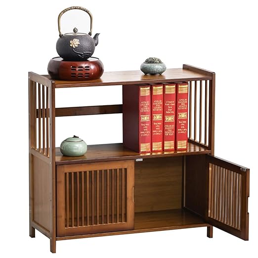 WANGYONG Bambú Aparador, la Cocina casera de Verduras Estante ...