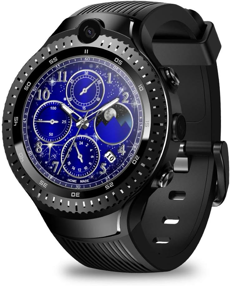 Wilove New Zeblaze THOR 4 Dual 4G SmartWatch 5.0MP+5.0MP Dual Camera Android Watch 1.4 AOMLED Display GPS/GLONASS 16GB Smart Watch Men