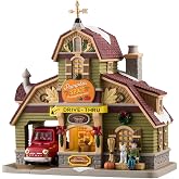 Lemax Pumpkin Spice &amp; Everything Nice Coffee Shop #45241