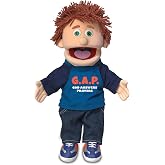14" God Answers Prayers, Peach Boy, Christian Ministry Hand Puppet