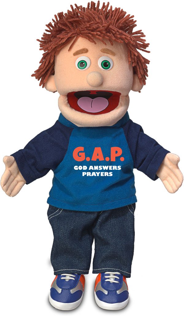 God Answers Prayers | 14" Boy Hand Puppet by Silly Puppets