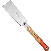 JORGENSEN RYOBA 7 Inch Double Edge Japanese Pull Saw | SK5 flexible blade with 18 TPI and 7-12 TPI edges, for precise woodworking cuts on hardwood and softwood