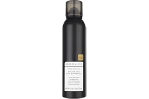 Kristin Ess Hair Brunette Dry Shampoo for Dark + Brown Hair with Vitamin C for all Hair Types - Oil Absorbing + Time Saving Dry Shampoo Powder Spray for all Hair Types, Vegan, 4 fl. oz.