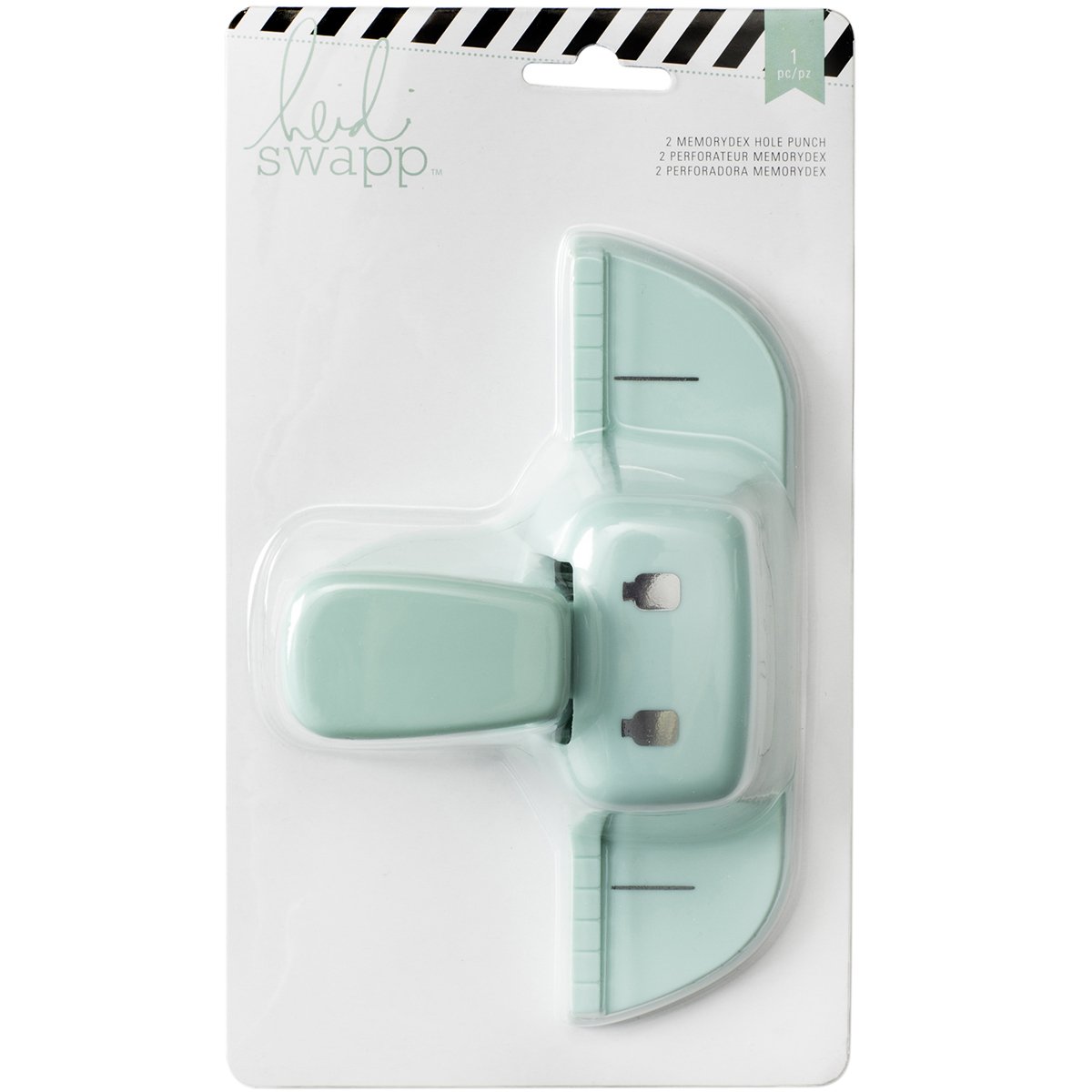 Photo 1 of Heidi Swapp MemoryDex Hole Punch Tool, for Photos, Notes, Reminders, Adress Books, Make Perfect Holes in Cards and Photos, Scrapbooking, Journaling, Embellishments, Card Making, Crafting