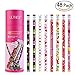 Valentine Pencil Decorated with Hearts, Candies, Stars, Etc. - 48 Pencils