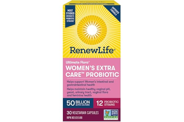 Renew Life® Probiotics Ultimate Flora® Women's Extra Care™ Probiotic, Helps maintain healthy vaginal pH, yeast, urinary tract