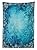 Winter Decorations Tablecloth Digital Made Winter Background with Snowflake Figure in Soft Colors Theme Dining Room Kitchen Rectangular Table Cover Turquoise
