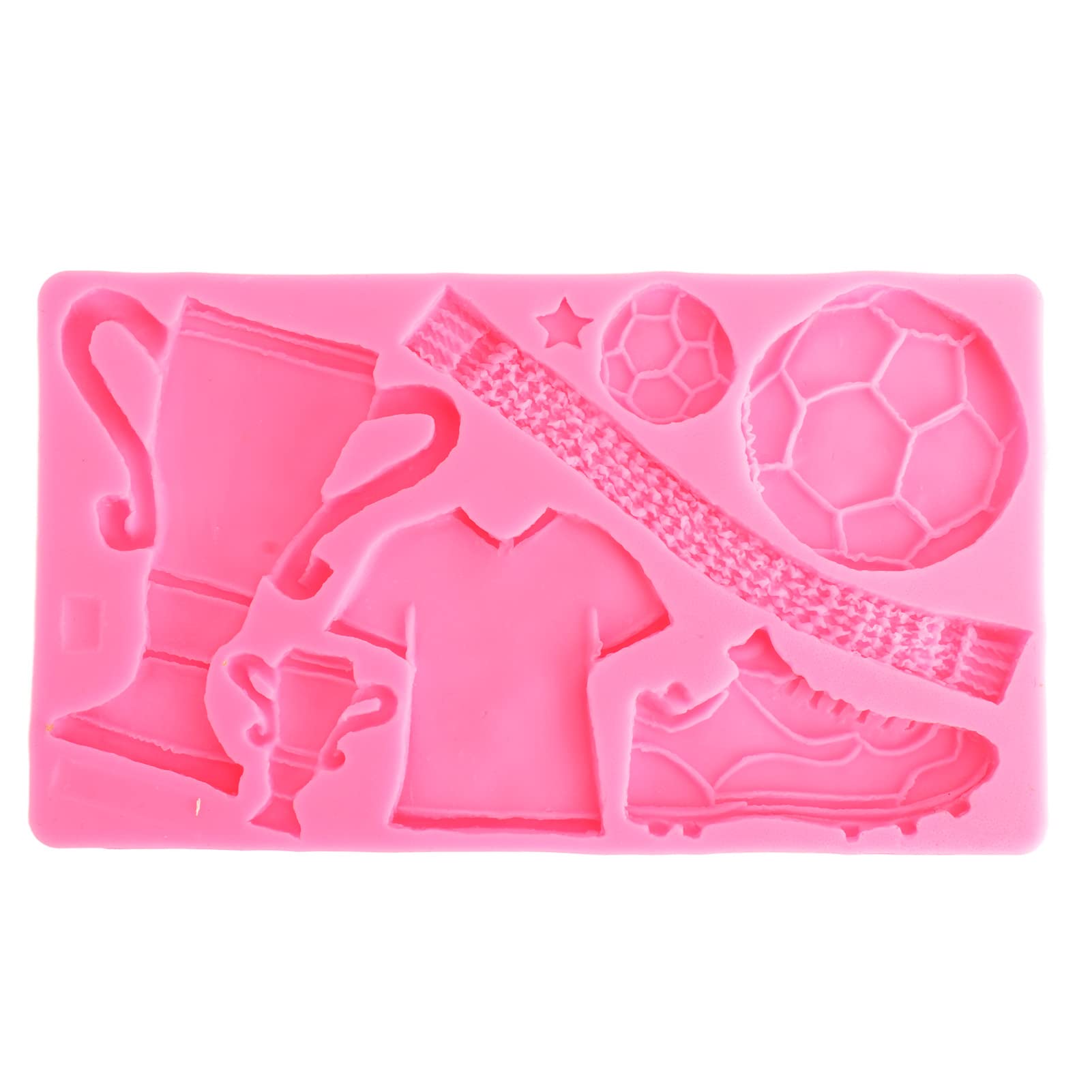 DIY Baking Mold, Silicone Cake Mould, Football Trophy Silicone Fondant Molds Clothes Shoes Cake Chocolate Mould DIY Baking Mold