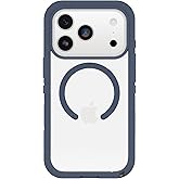 OtterBox iPhone 17 Pro Defender Series Pro XT Clear Case - Baby Blue Clear - Tough, Rugged & Durable iPhone Case, Snaps on MagSafe