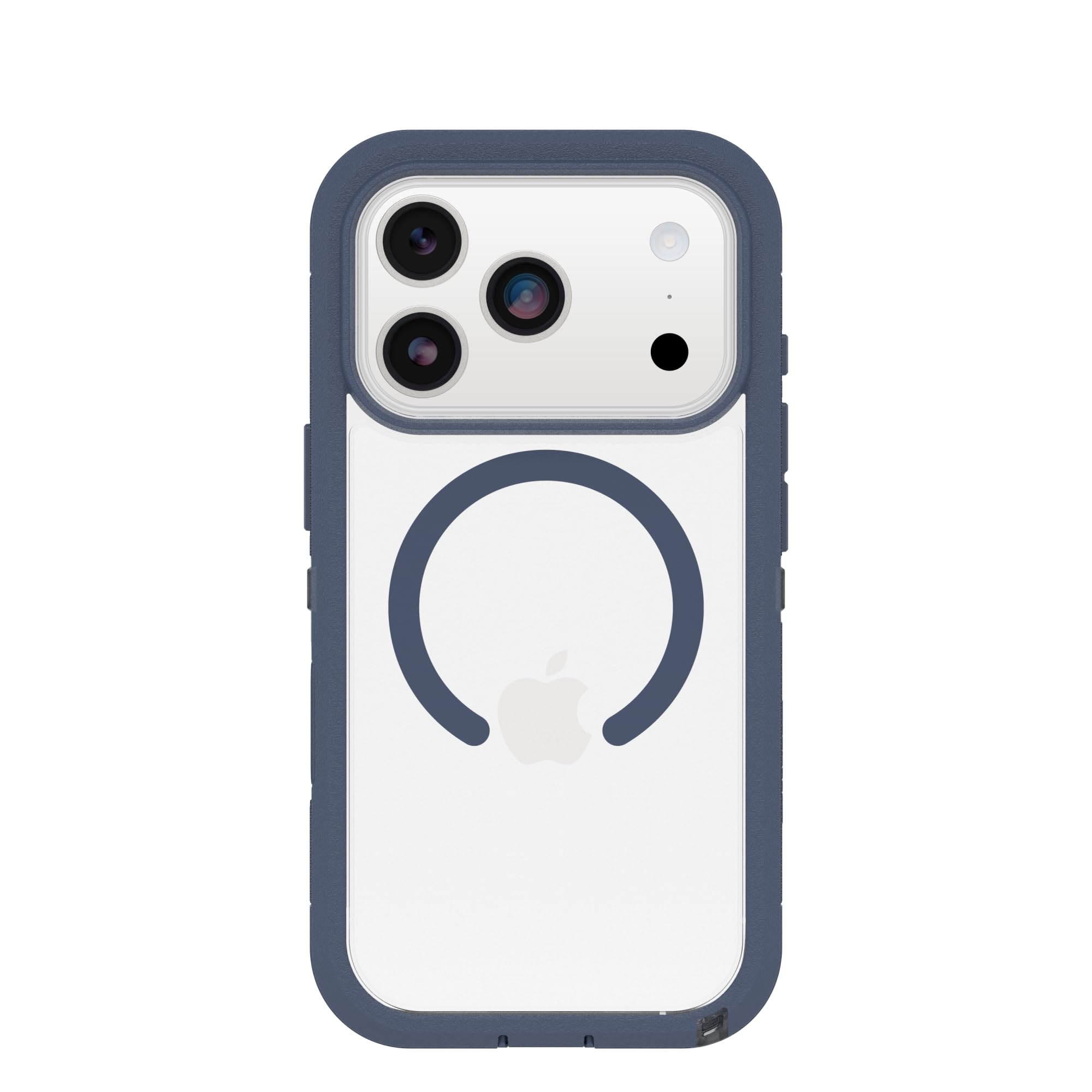 Photo 1 of OtterBox iPhone 17 Pro Defender Series Pro XT Clear Case - Baby Blue Clear - Tough, Rugged & Durable iPhone Case, Snaps on MagSafe