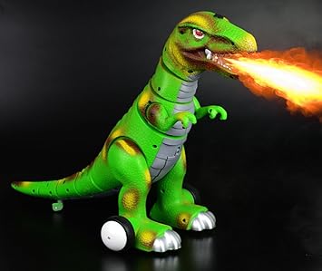 green remote control dinosaur