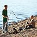 Coghlan's Adjustable Steel Tripod Grill for Campfire Cooking, Durable and Portable Outdoor Barbecue Cooking Accessory with 17-Inch Chrome Grill and Adjustable Chain for Camping or Backyard Use