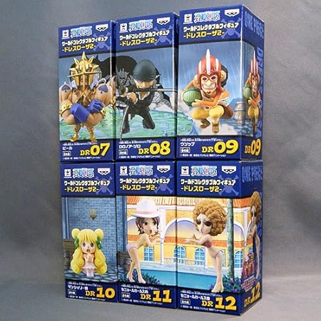 Amazon ワンピース ワールドコレクタブルフィギュア ドレスローザ2 全6種セット バンプレスト プライズ フィギュア ドール 通販