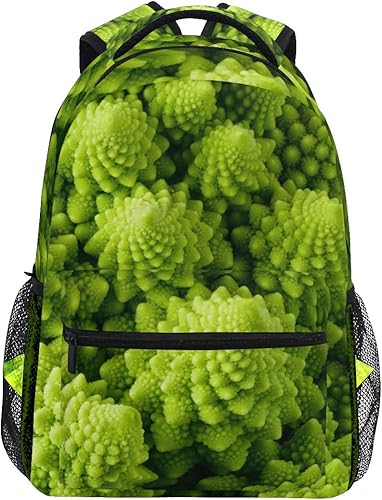 Amazon 通学 リュック ブロッコリーアブラジカオレリア柄 メンズ レディース おしゃれ リュックサック 高校生 アウトドア 旅行 軽量 人気 男女兼用 Ryuji レディース