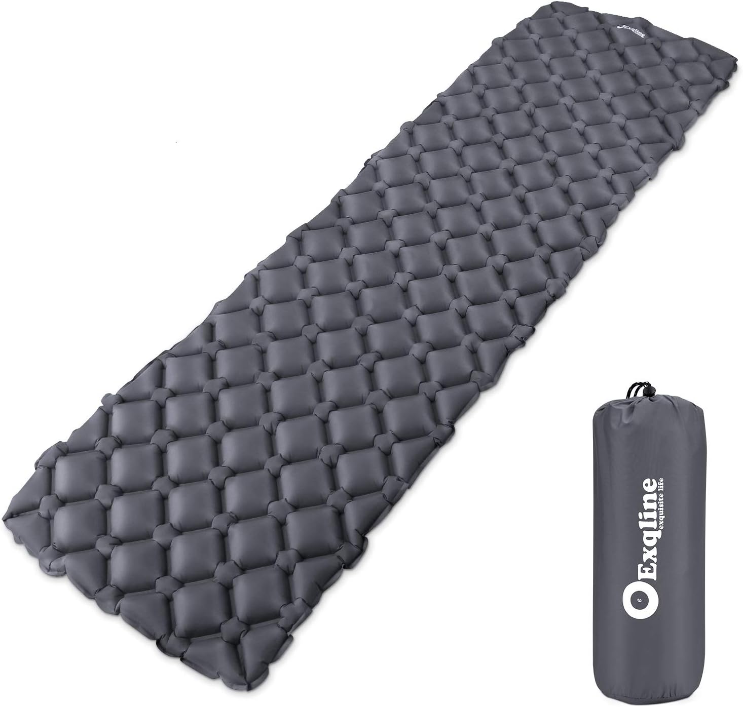 Exqline Inflatable Camping Mat Waterproof Sleeping Mat Ultralight