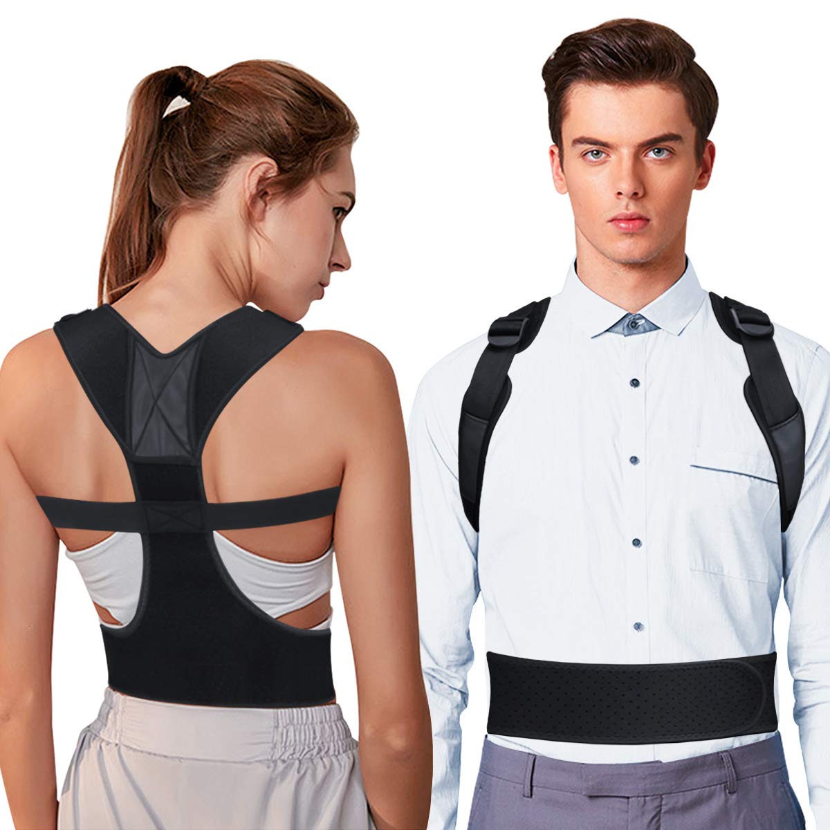 OMERIL Upgrade Posture Corrector, Full Shoulder & Back Posture Support