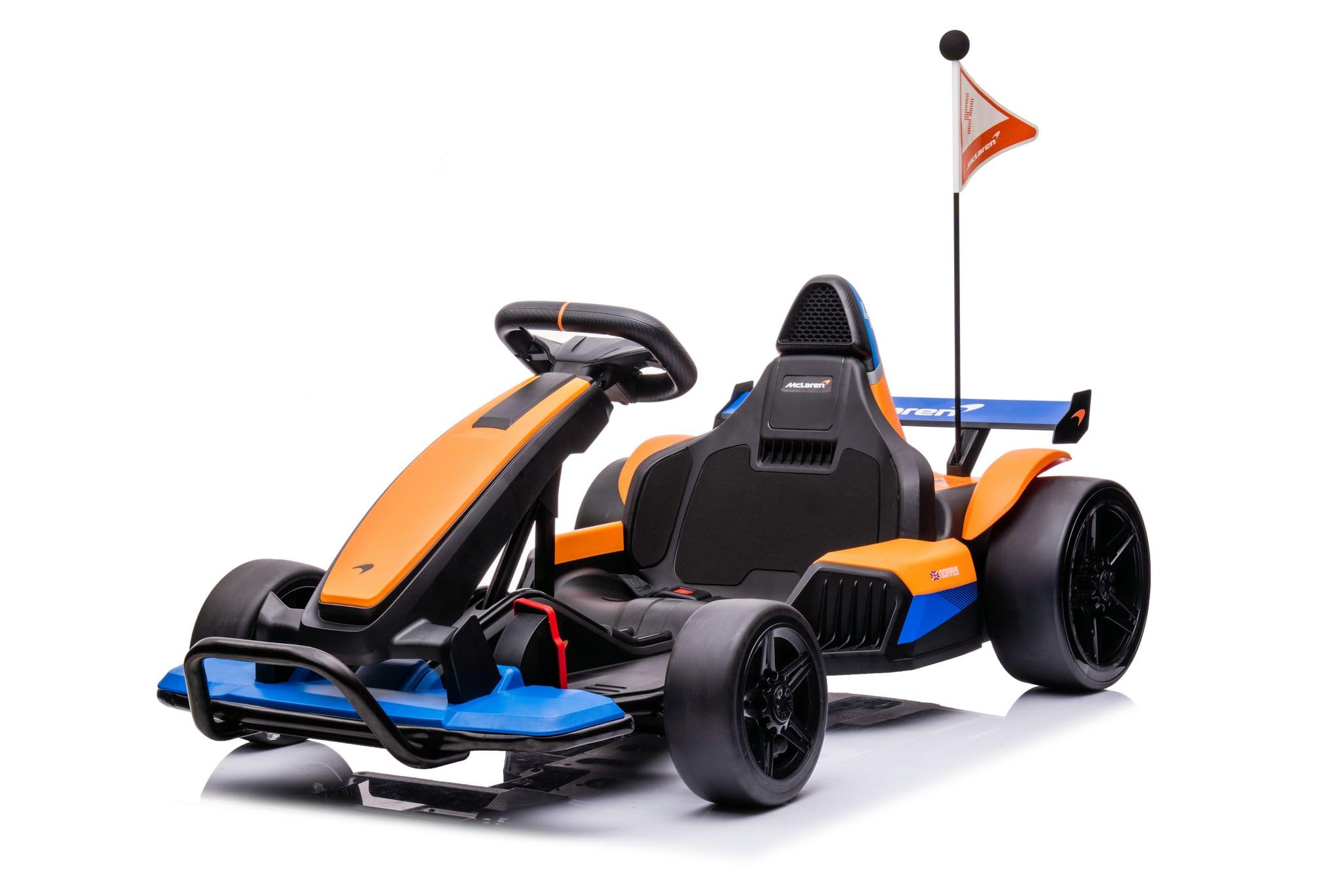 Photo 1 of ***TRUCK/TRAILER PICKUP ONLY*** Best Ride On Cars Officially Licensed McLaren GoKart 24V for Ages 6 and Up - Electric Go Kart with Steering Wheel, Versatile Driving Modes, User-Friendly Controls, Black/Orange, Large